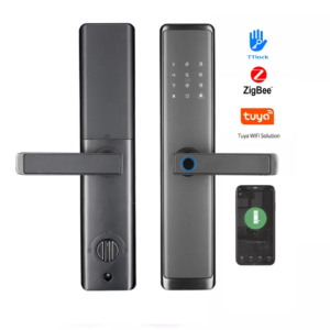 TTlock wifi tuya zigbee 6068 wooden door lock
