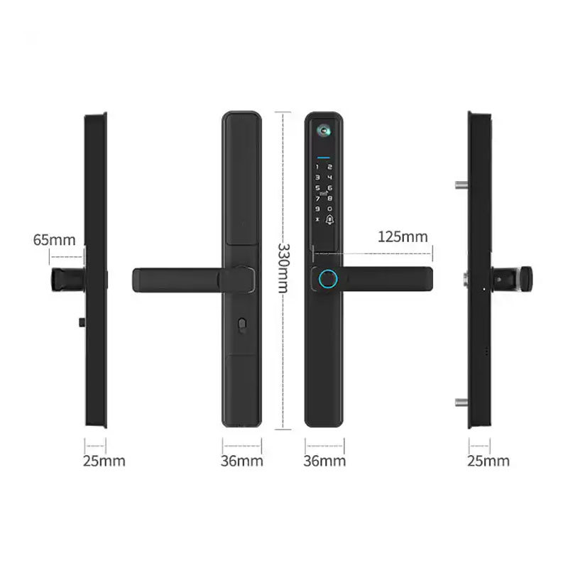 Camera tuya zigbee Slim Smart Aluminum Lock