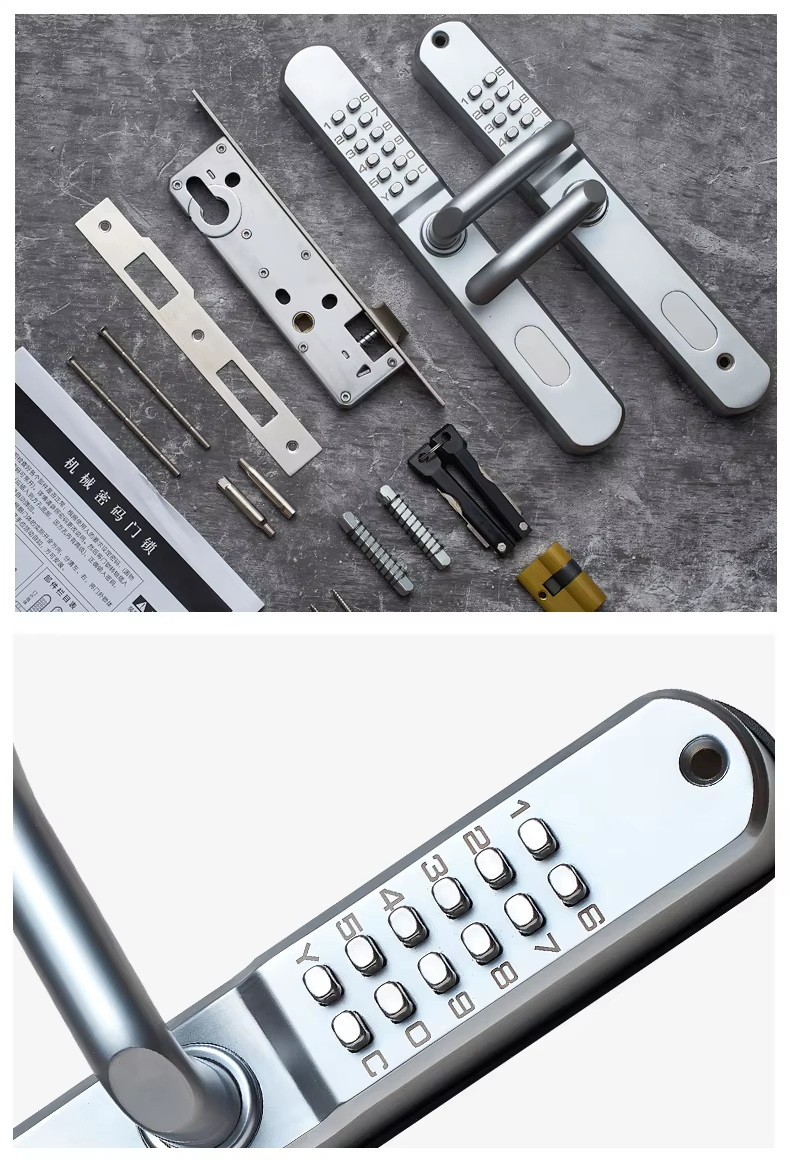 Double side outdoor combination lock