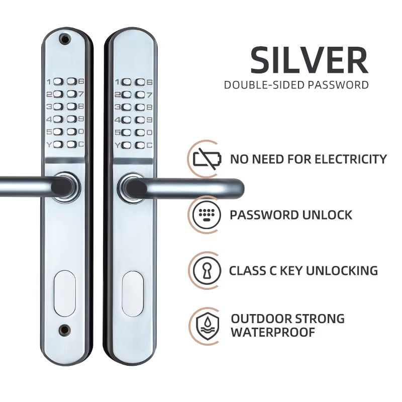 Double side outdoor combination lock