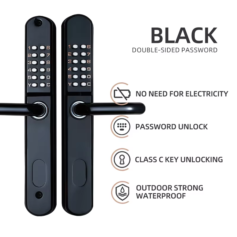 Double side outdoor combination lock