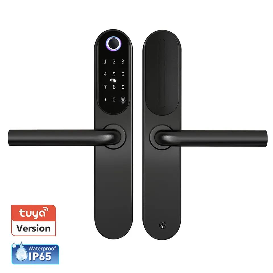 Gold SS304 Slim handle Smart UPVC lock