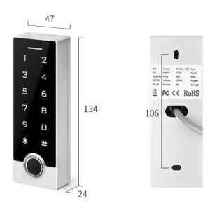 Waterproof Ttlock Fingerprint Access Control Lock