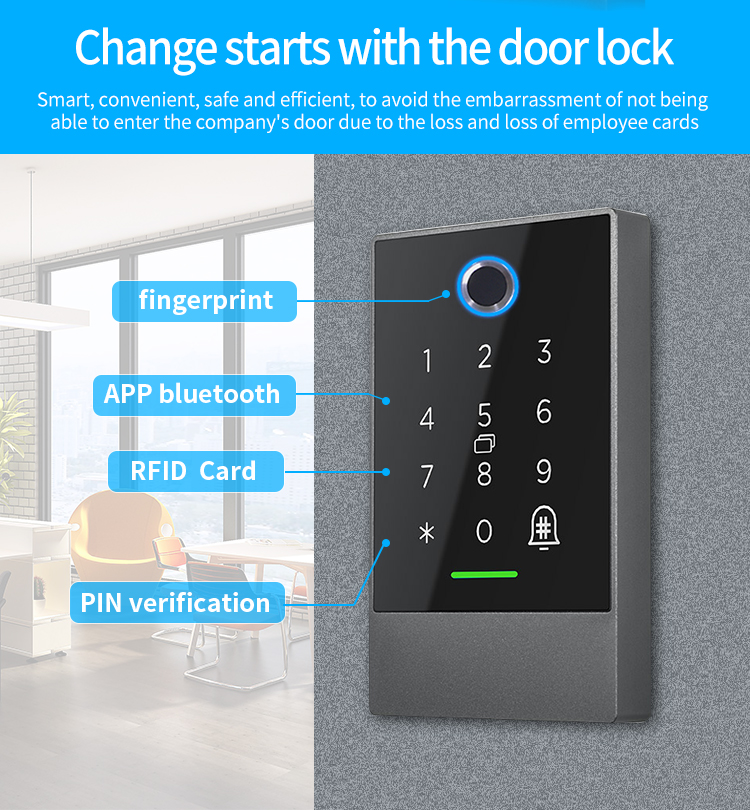 Fingerprint time attendance App Access control lock