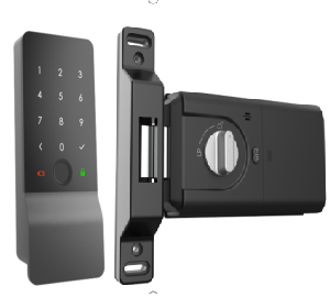 Tuya Lithium battery smart rim lock