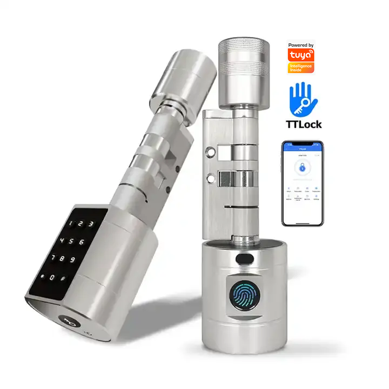Adjustable tuya Euro smart Cylinder Lock