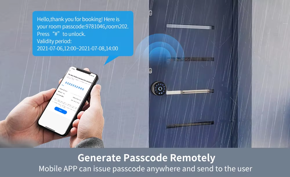TTlock Physical button Smart Deadbolt Door Lock