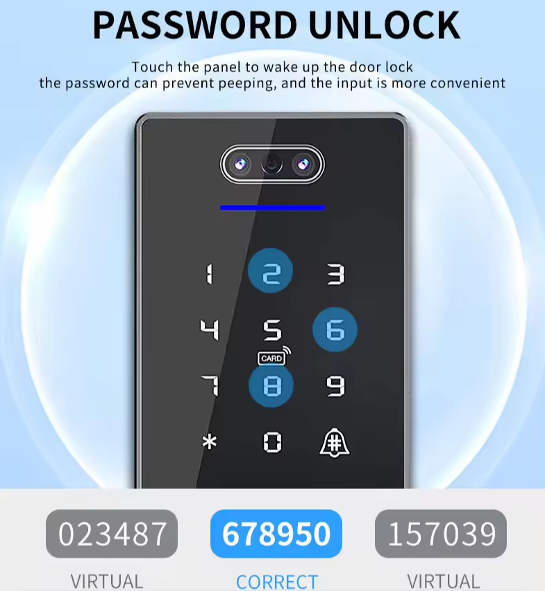 Palm vein Face Camera access control lock