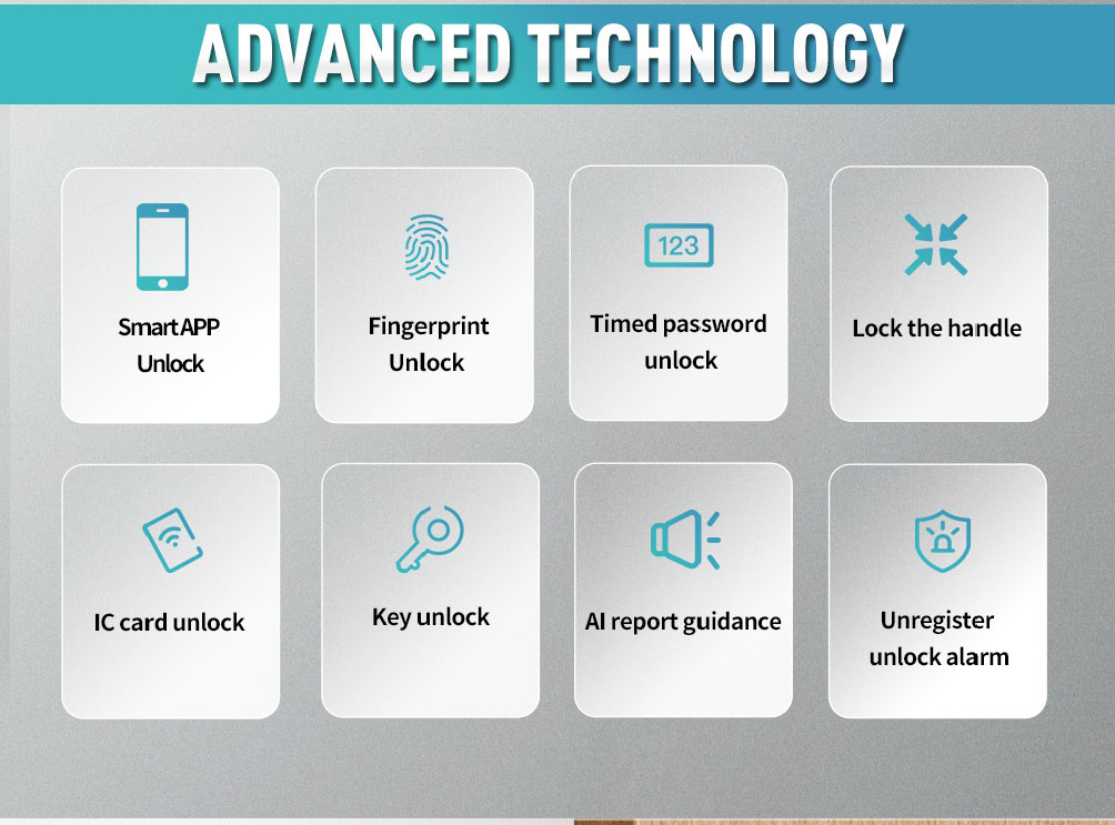 Main Door Passage Mode Smart Lock 