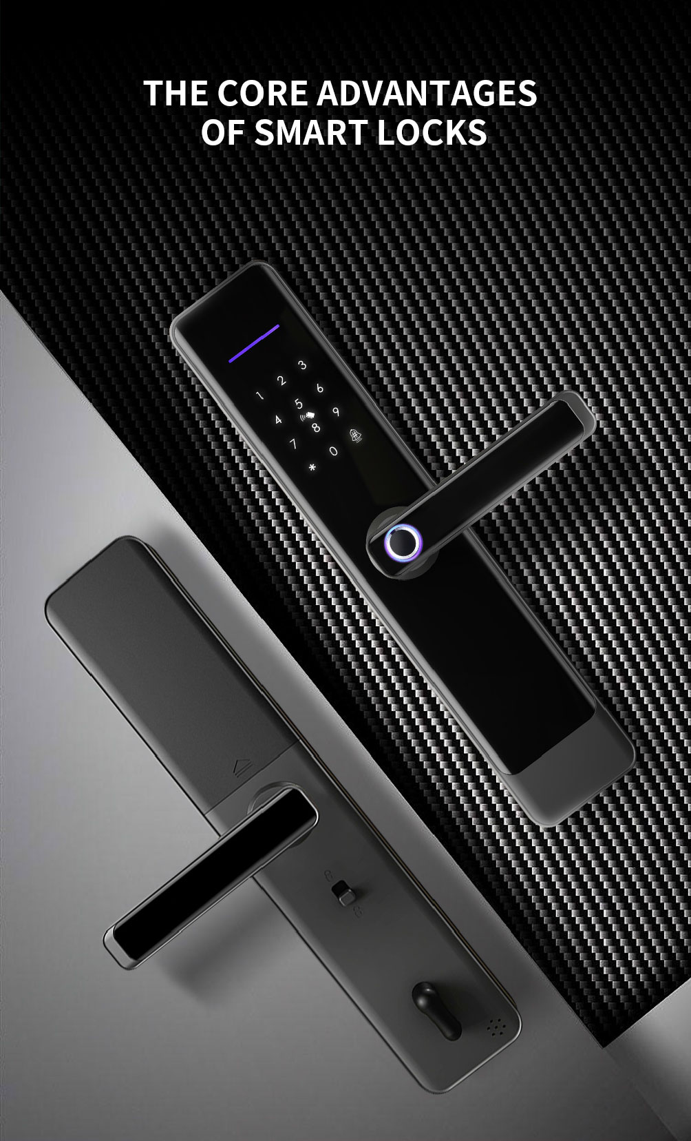 Main Door Passage Mode Smart Lock 