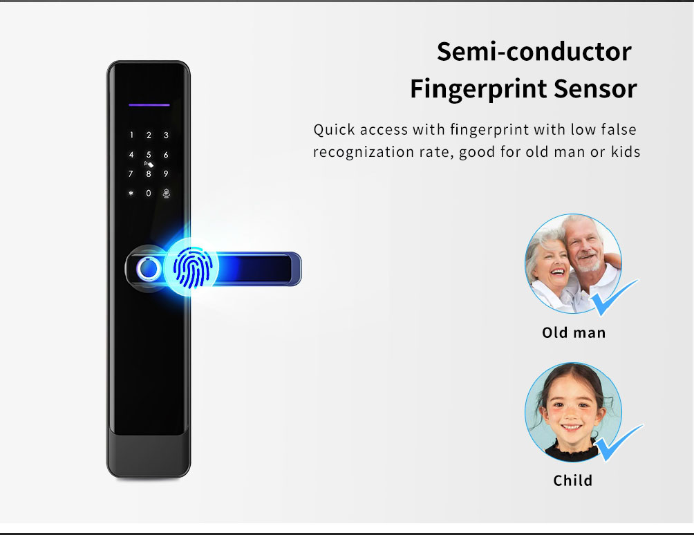 Main Door Passage Mode Smart Lock 