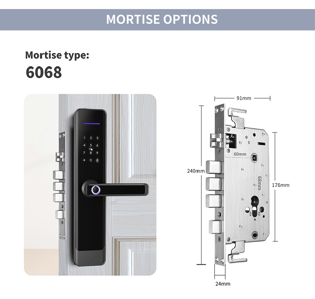 Main Door Passage Mode Smart Lock 