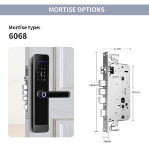 Main Door Passage Mode Smart Lock