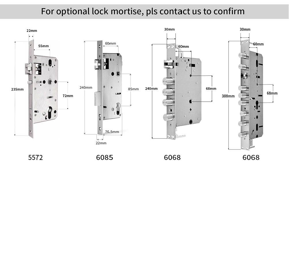 Main Door Passage Mode Smart Lock 