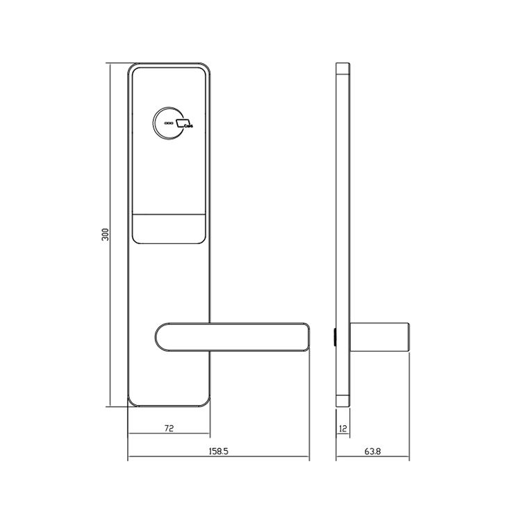 Hotel software system door lock