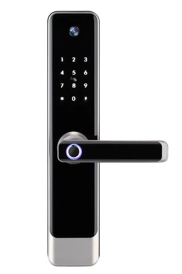 Fireproof Silver Camera Display Entrance door lock - 图片 3