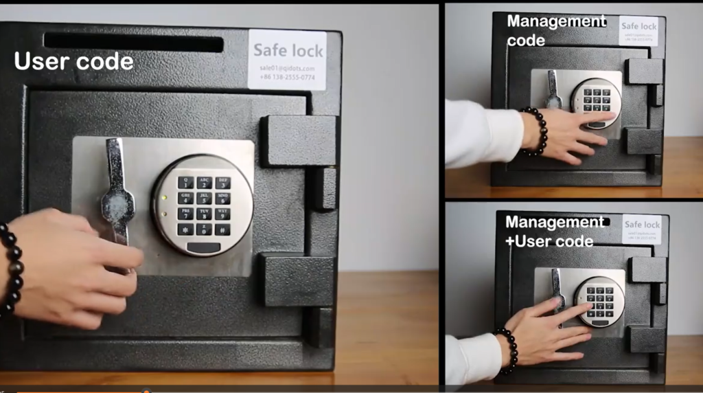 ttlock password smart safe lock