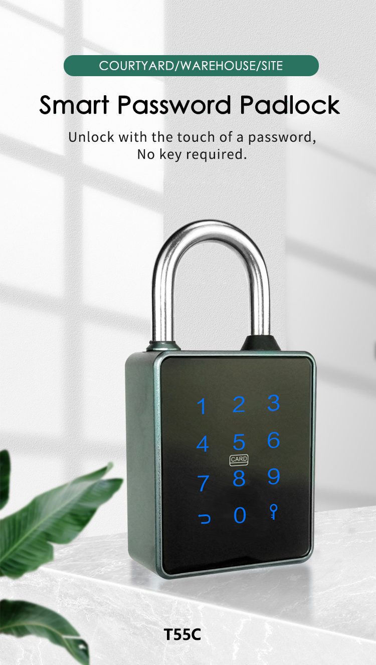 TTlock password waterproof padlock