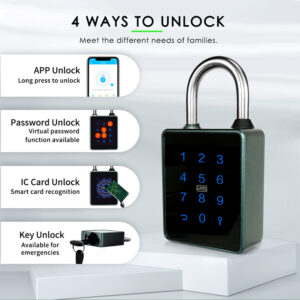TTlock password waterproof padlock