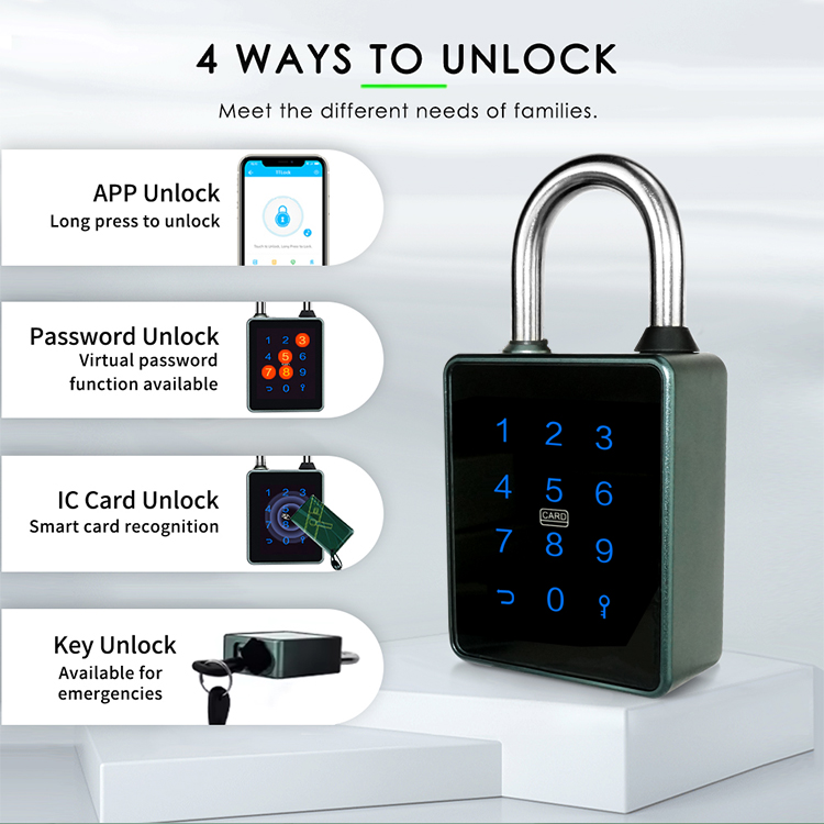 TTlock password waterproof padlock - 图片 2