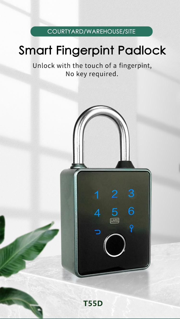 TTlock fingerprint waterproof padlock