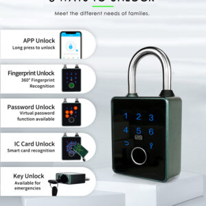 TTlock fingerprint waterproof padlock