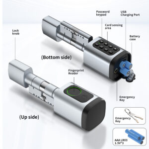 Digital fingerprint cylinder lock