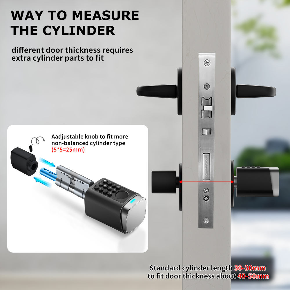 Waterproof IP66 Euro cylinder lock
