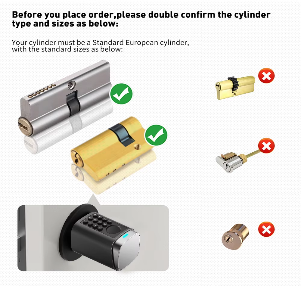 Waterproof IP66 Euro cylinder lock
