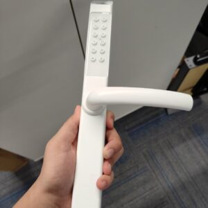 White ttlock tuya Smart UPVC Sliding door lock