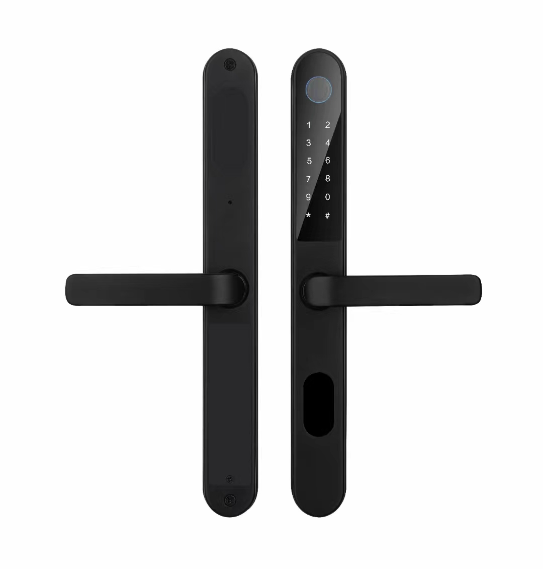 Euro 92mm mortise slim smart lock