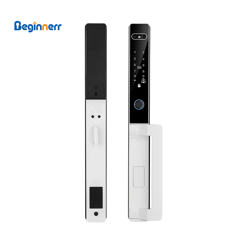 IP66 Outdoor White Automatic Slim Door Lock
