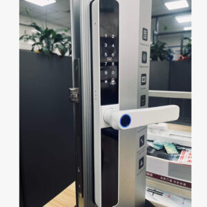 White ttlock tuya narrow smart lock