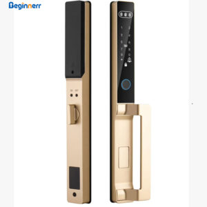 Face Fingerprint Ttlock Tuya Narrow handle Lock