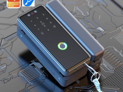 Face recogniton smart glass door lock